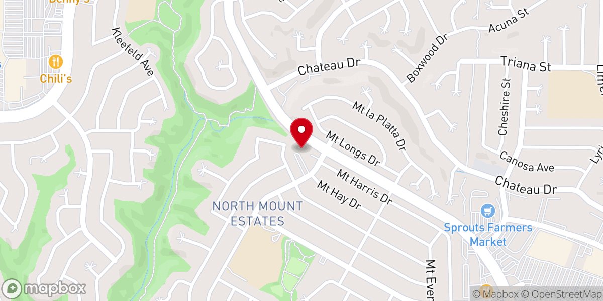 Map showing location of Clairemont Christian Fellowship