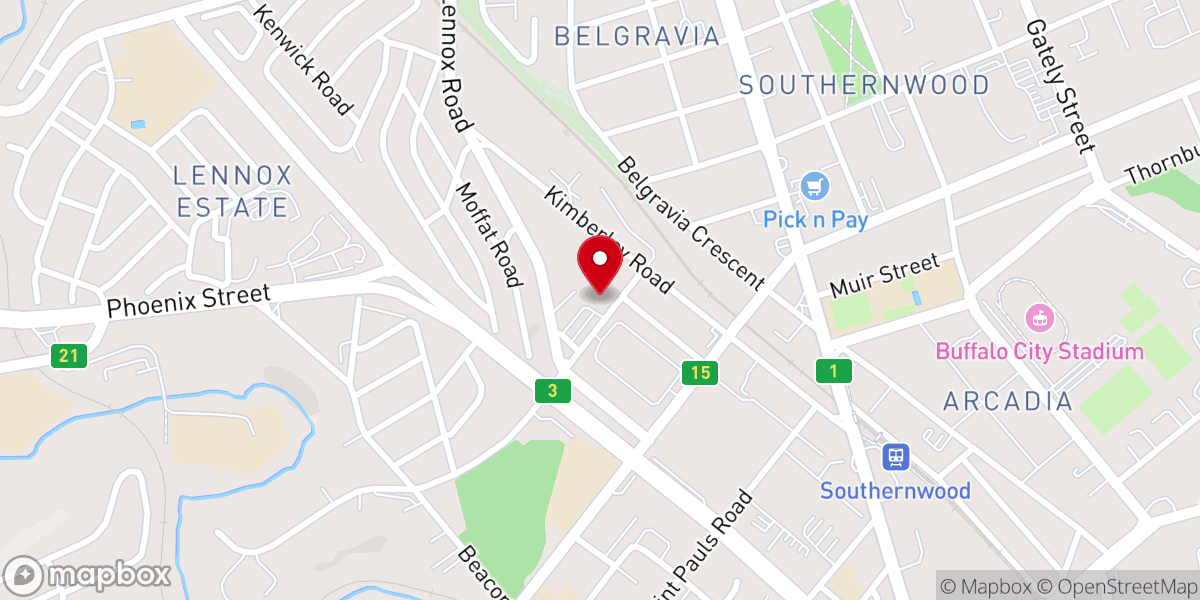 Map showing location of The Revelation Spiritual Home, East London Spiritual Centre