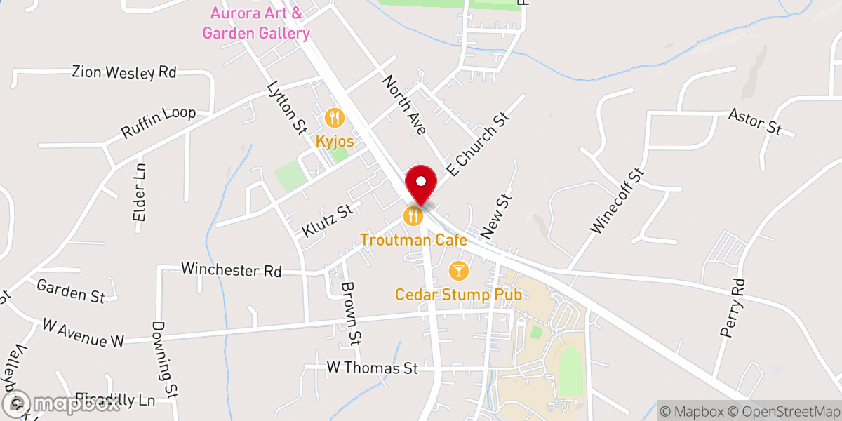 Map showing location of Breaker of Dawn Ministries