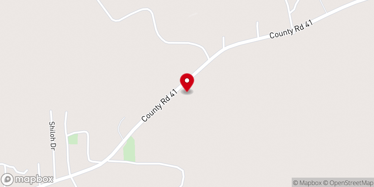 Map showing location of Bethany Methodist Church