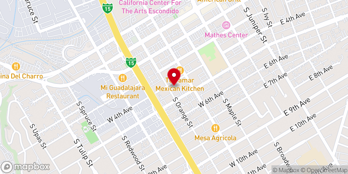 Map showing location of The Point Church