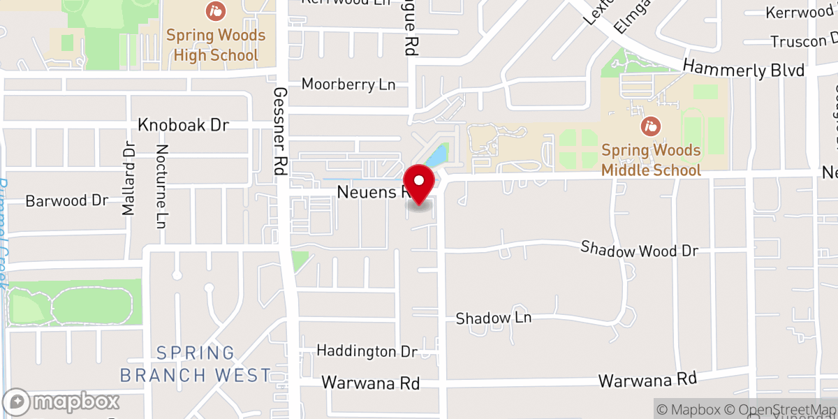 Map showing location of Korean Young Nak Presbyterian Church