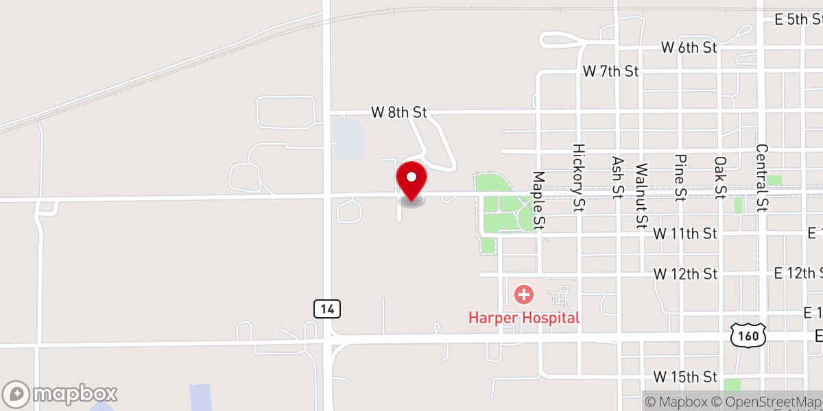 Map showing location of St Joan of Arc Catholic Parish Church
