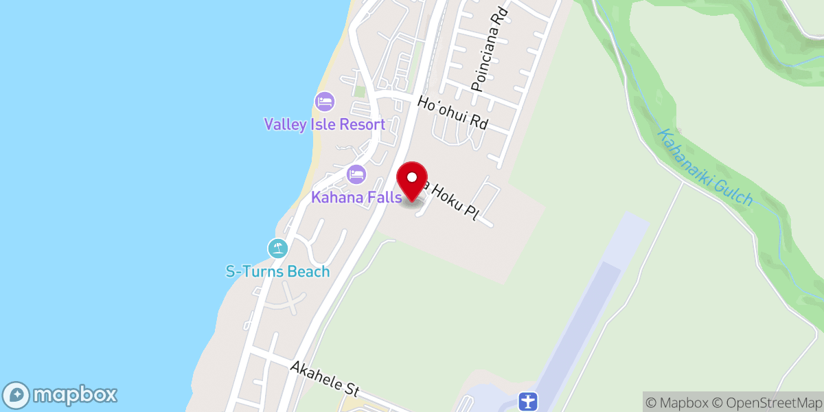 Map showing location of Citizen Church Maui