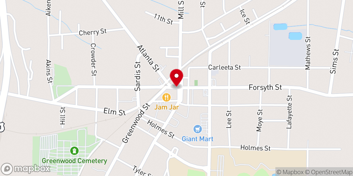 Map showing location of The Kingdom Center International Ministries Inc