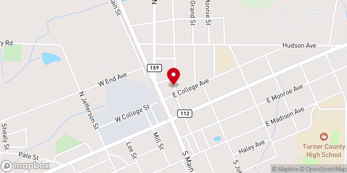 Map showing location of Family Ministries Center