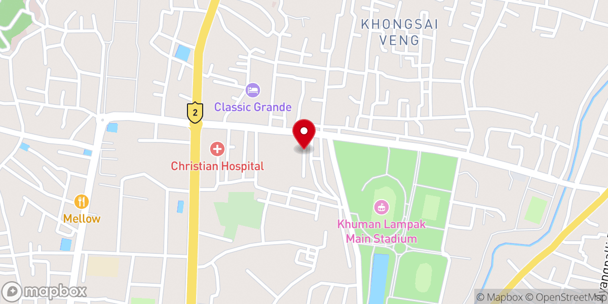 Map showing location of Gaipuinam Sacred Heart Catholic Church