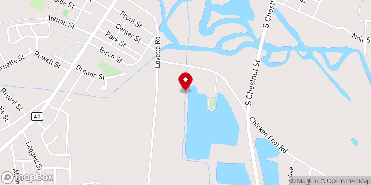Map showing location of Faith Community Christian Center