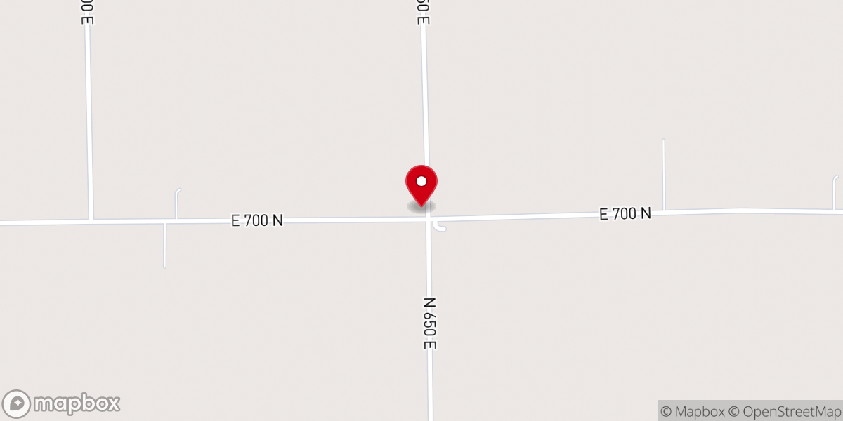 Map showing location of Salem Church
