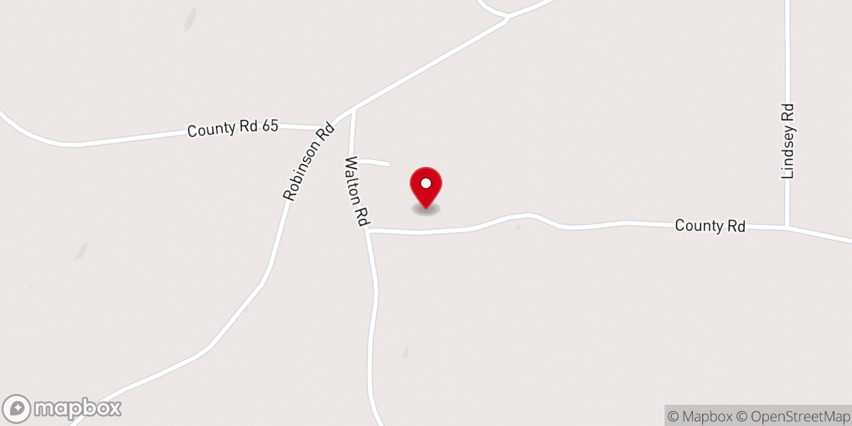 Map showing location of New Life Missionary Baptist Church