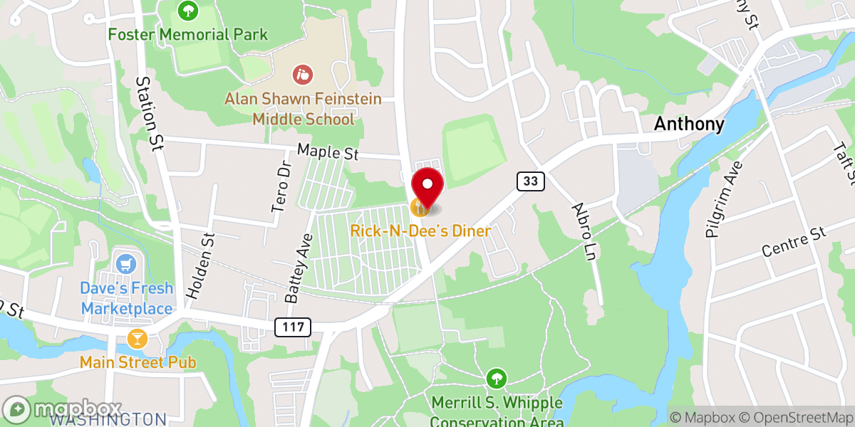 Map showing location of Knotty Oak Baptist Church