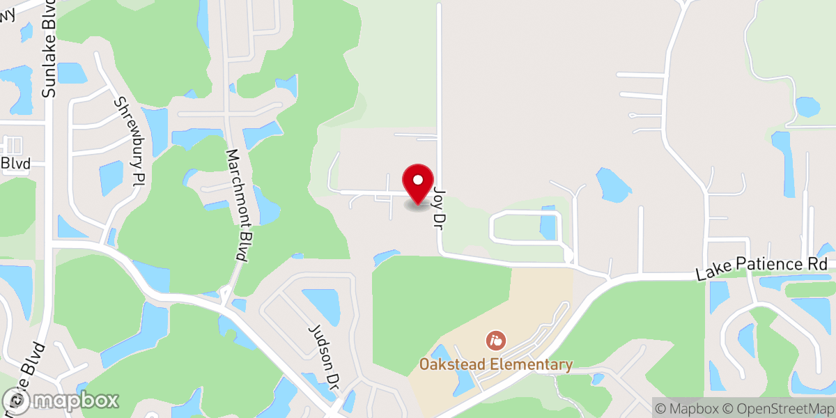 Map showing location of Pasco County Animal Services