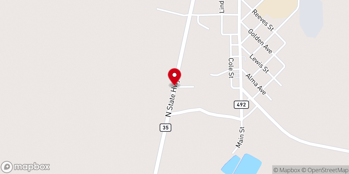 Map showing location of Pleasant Grove