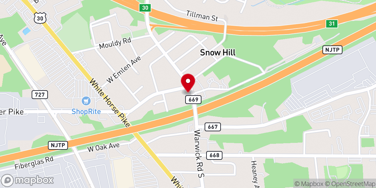 Map showing location of Visible Church Inc