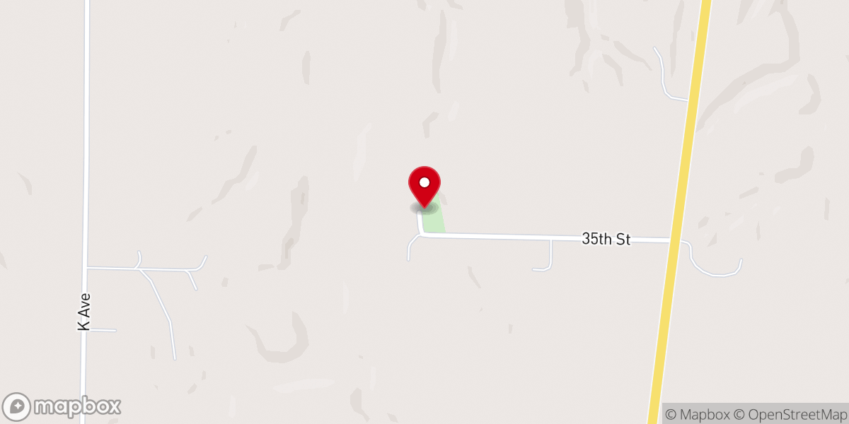 Map showing location of Bethel Church