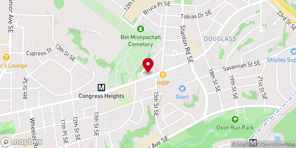 Map showing location of Freedom Christian Fellowship Ministries International