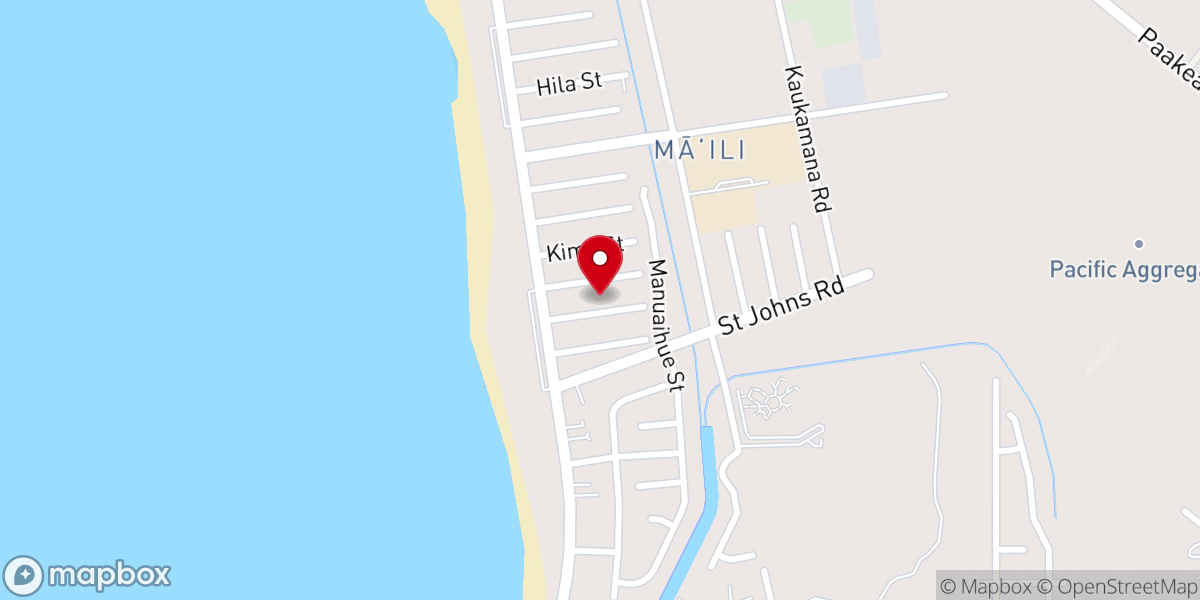 Map showing location of Maili Bible Church & School