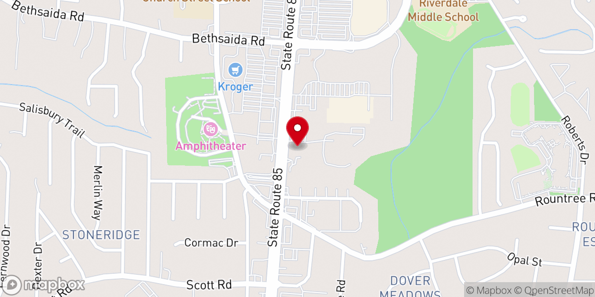 Map showing location of Fresh Bread Christian Ministries