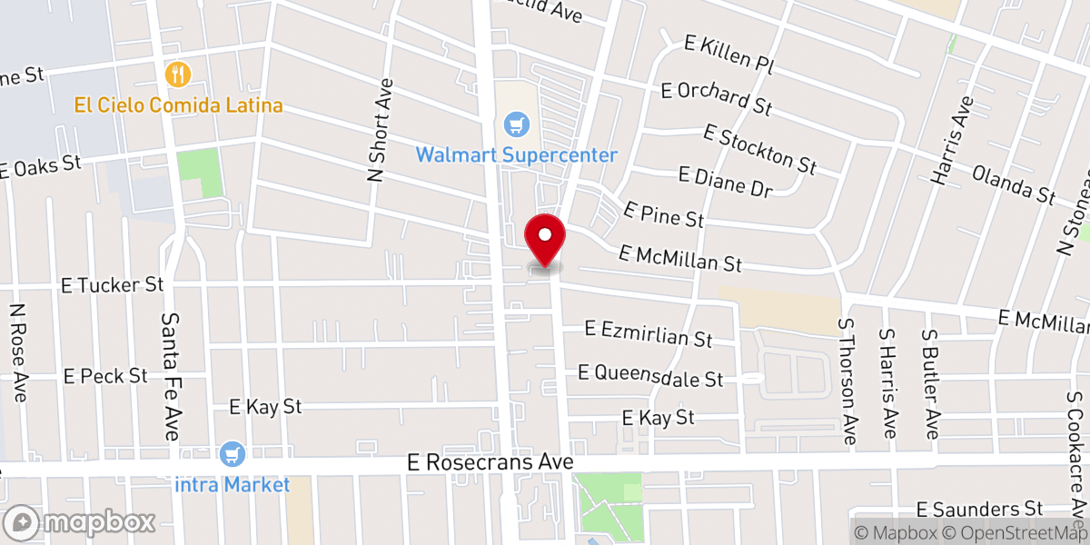 Map showing location of Iglesia De Dios Pentecostal M.L