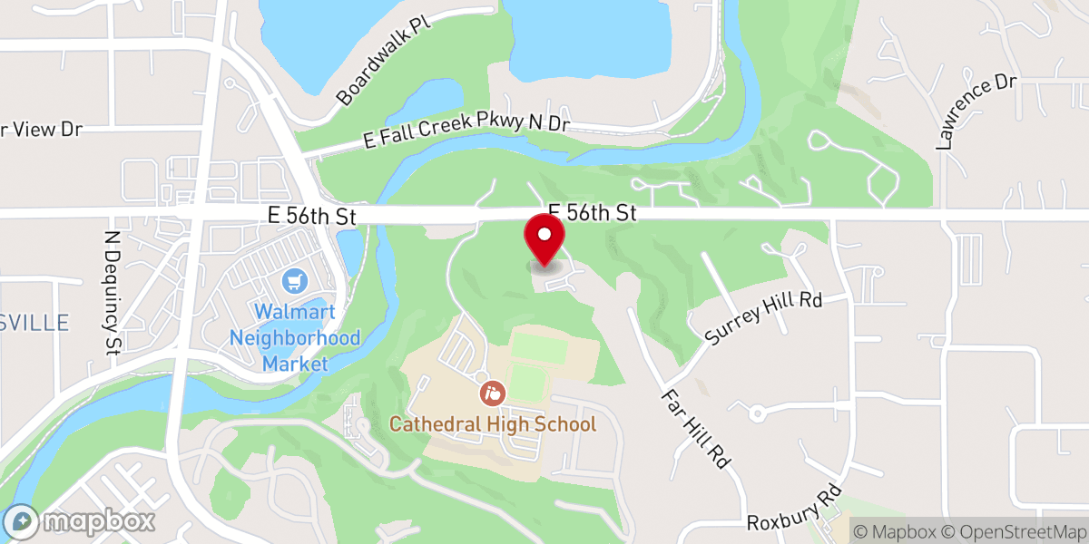 Map showing location of Our Lady of Africa Inc