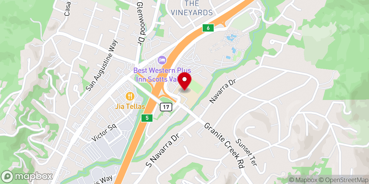 Map showing location of Gateway Bible Church