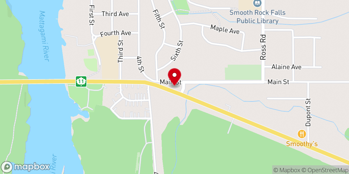 Map showing location of SRF Welcome Sign