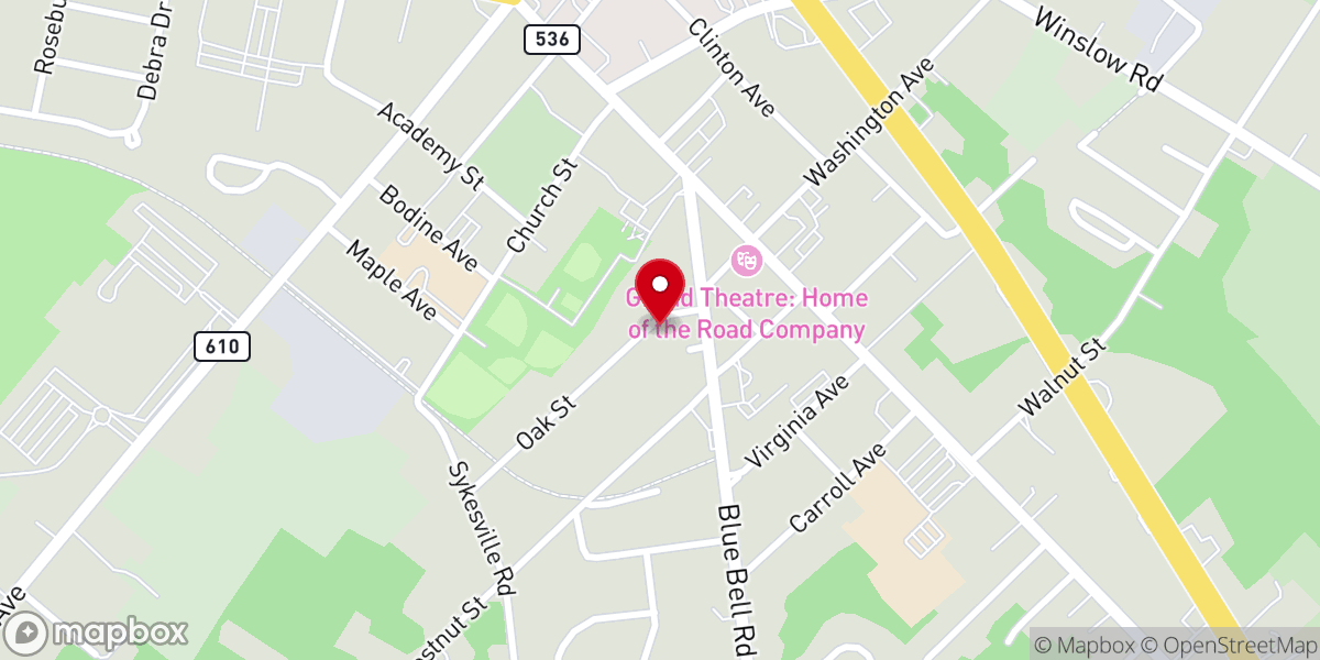 Map showing location of Waves of Glory Christian Center