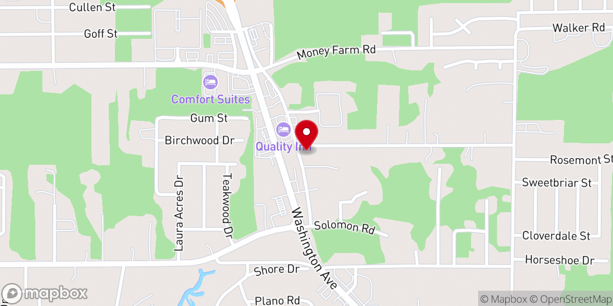 Map showing location of Refuge Independent Baptist Church