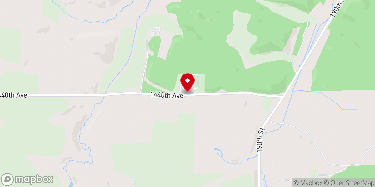 Map showing location of West Akers Church