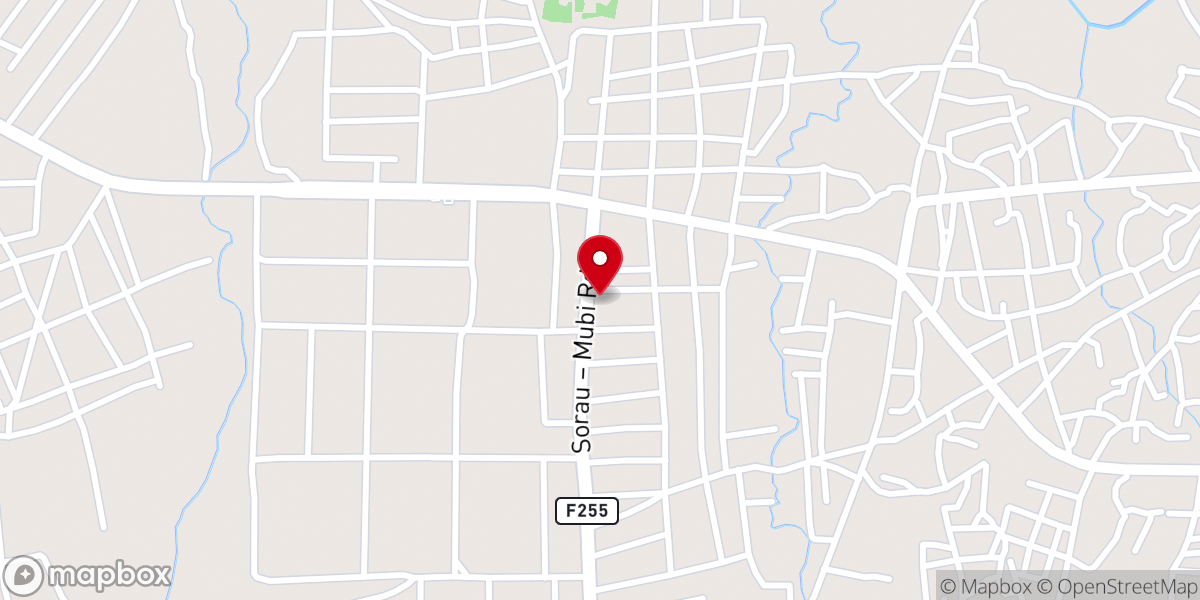 Map showing location of Global Impact Christian Centre