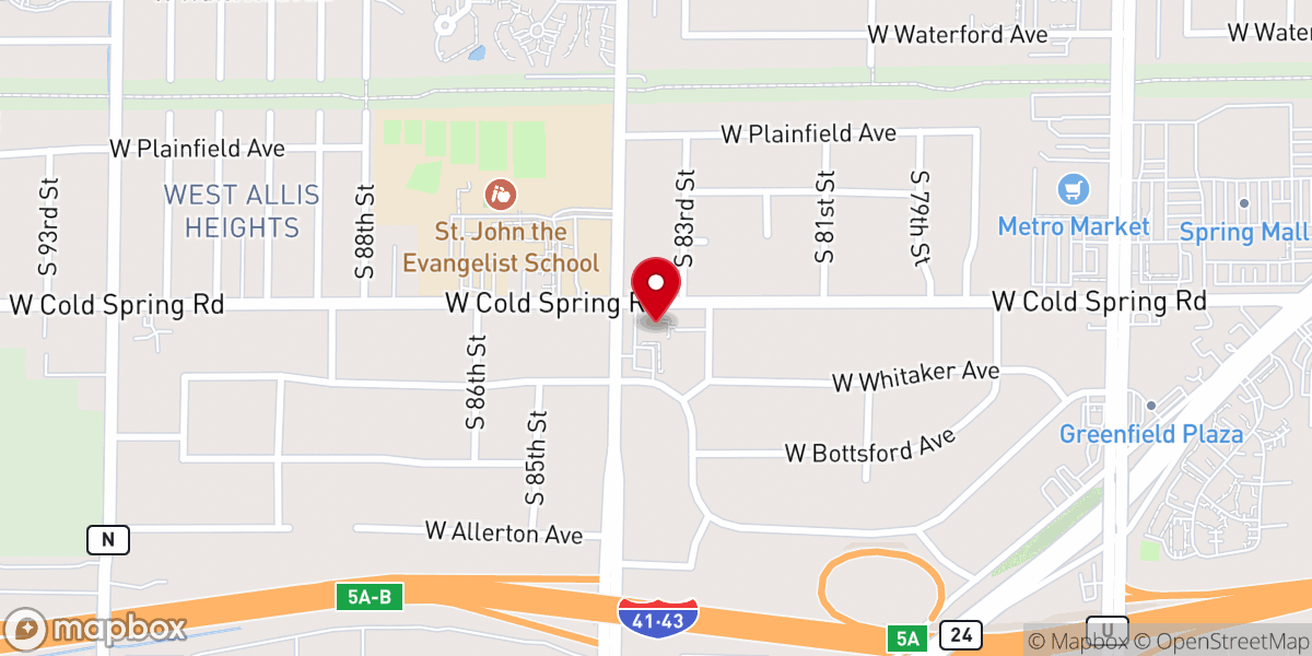 Map showing location of Emmanuel Chin Baptist Church