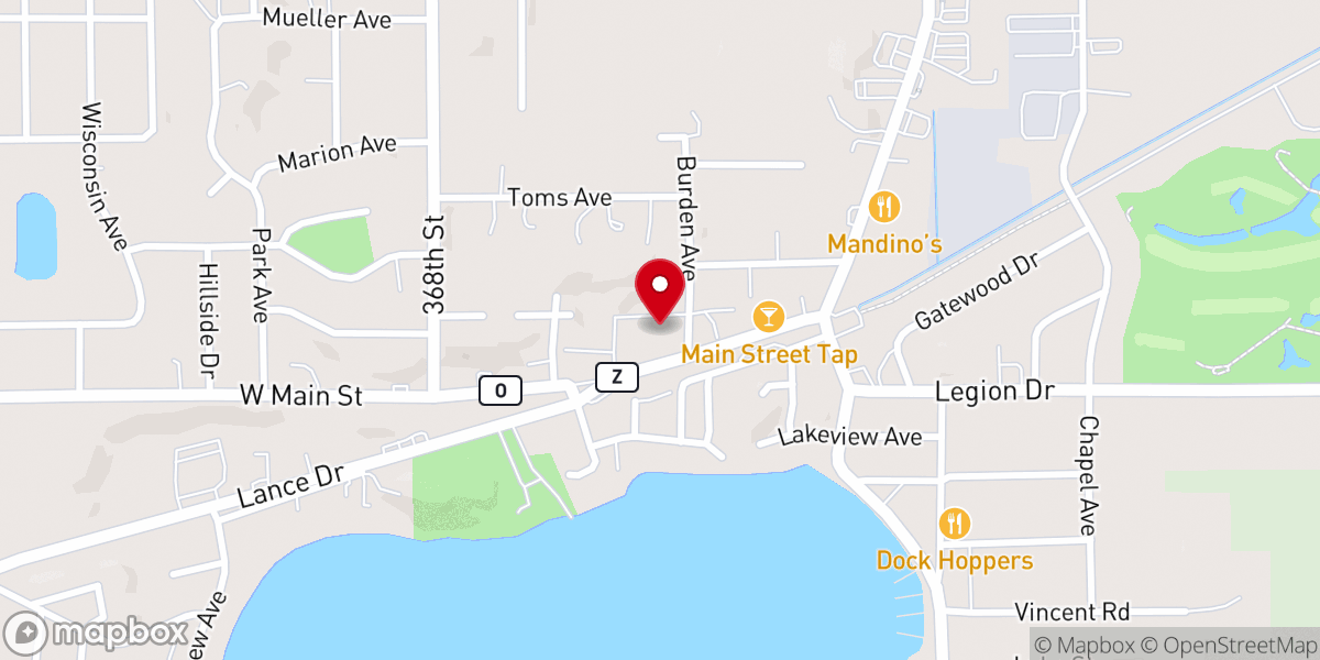 Map showing location of Grace Lutheran Child Development