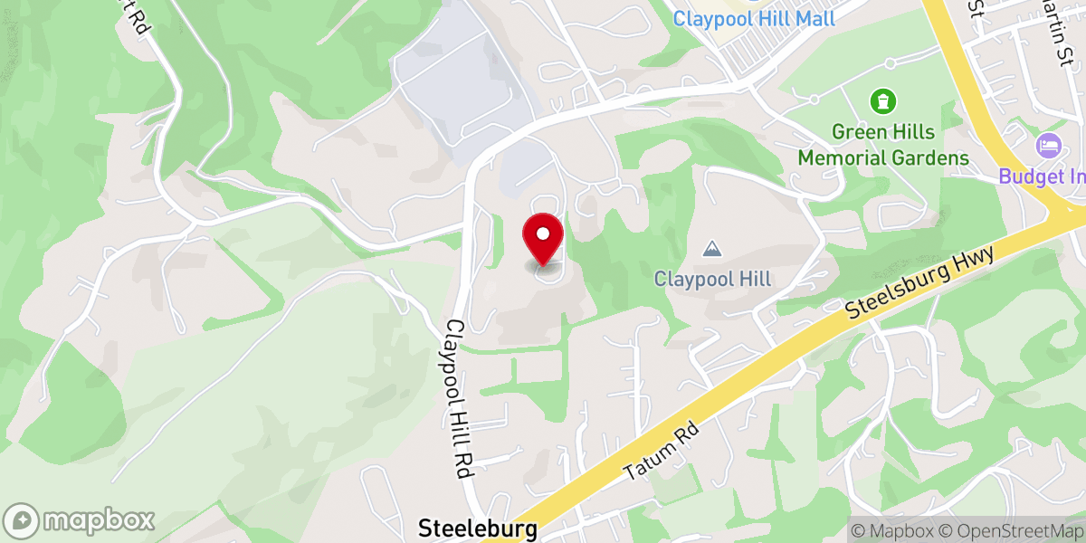Map showing location of Victory Christian Fellowship