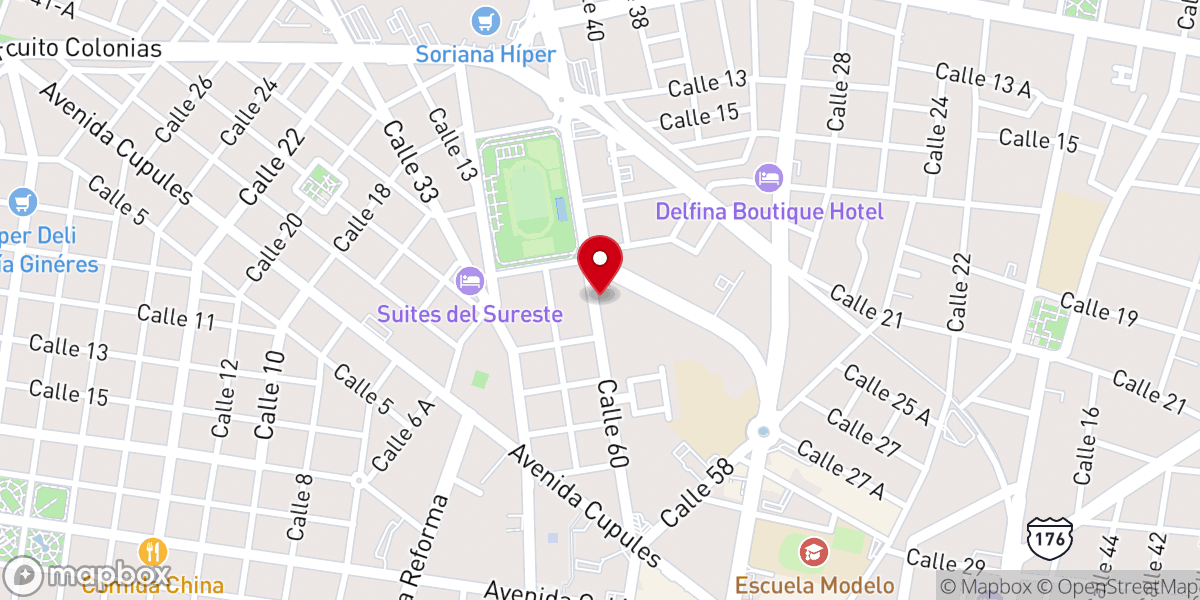 Map showing location of Acá vive Deivid