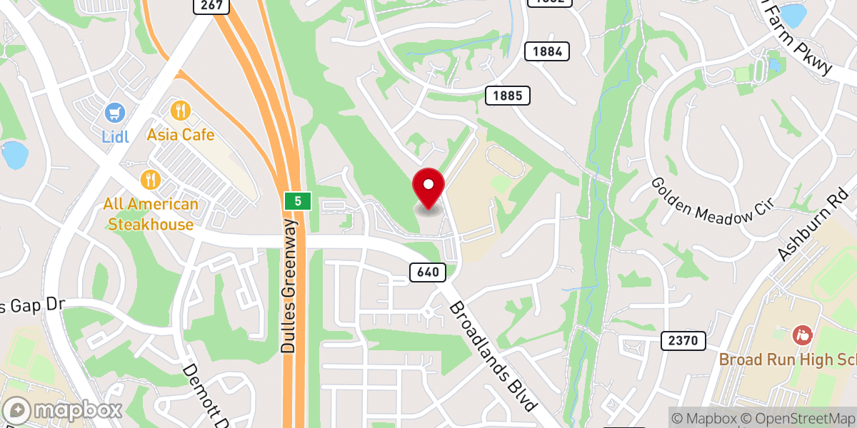 Map showing location of Saint Theresa Catholic Church