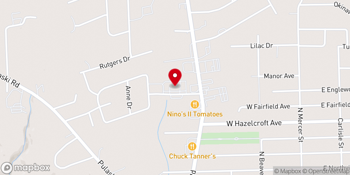 Map showing location of St Camillus Church - Holy Spirit Parish