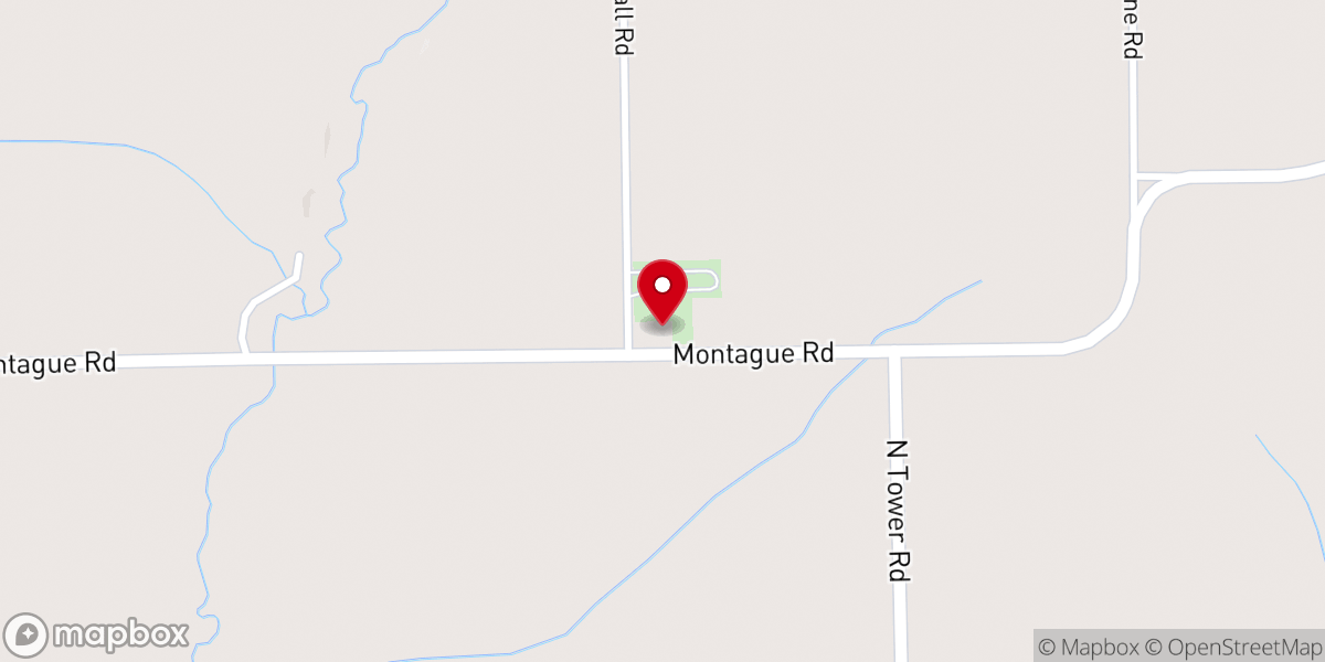 Map showing location of Middle Creek Presbyterian Church