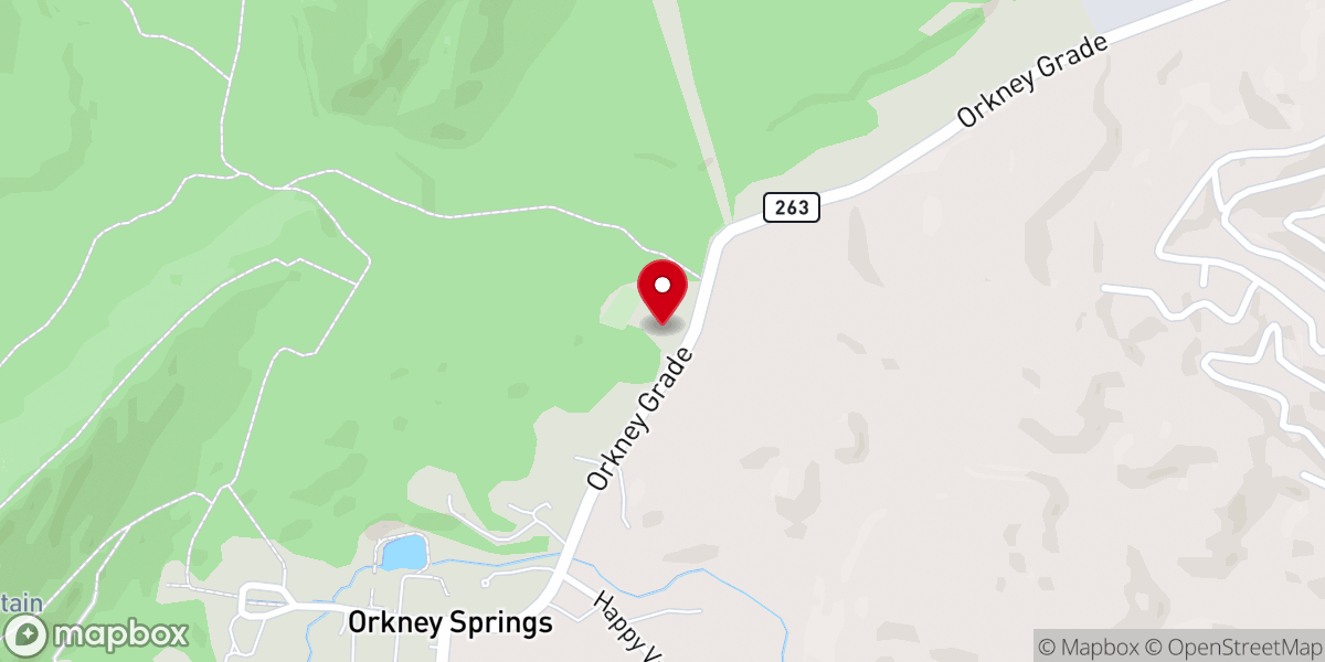 Map showing location of Prince of Peace Lutheran Church