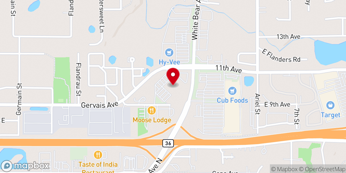 Map showing location of Redeeming Love Community Church