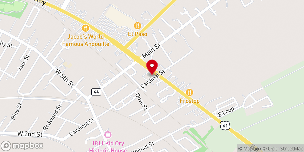 Map showing location of Iglesia Pentecostal Providencia Divina