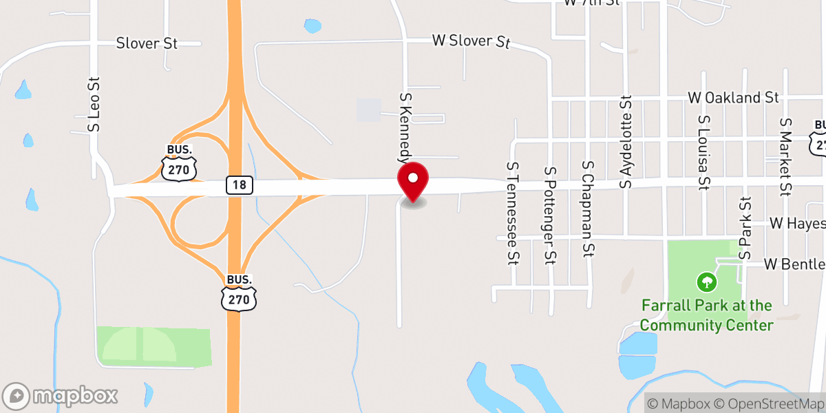 Map showing location of My Church! Heart Street