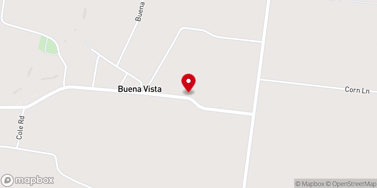 Map showing location of Mount Nebo Baptist Church