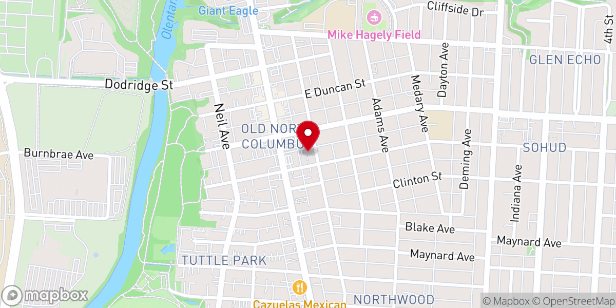 Map showing location of Global Community Church