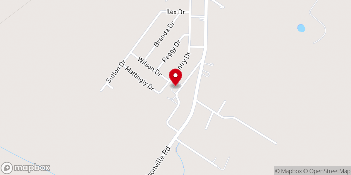 Map showing location of Country View General Baptist Church