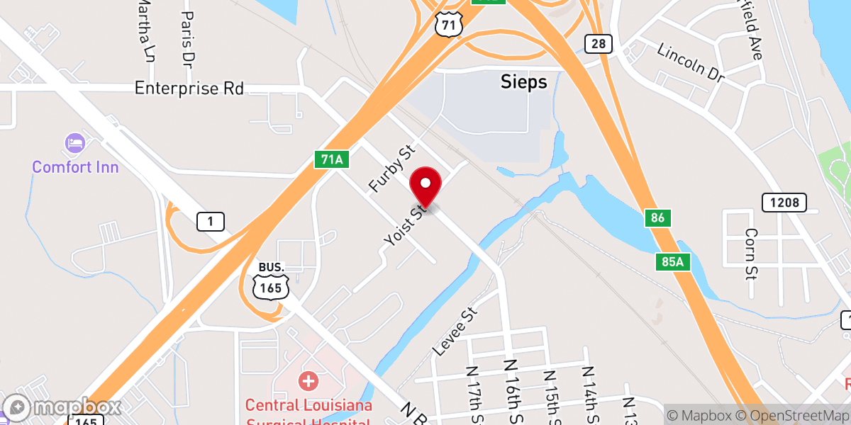 Map showing location of New Christian Life Fellowship