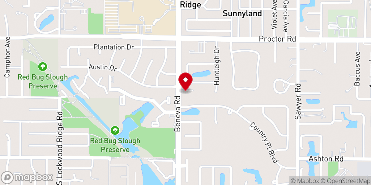 Map showing location of New Covenant Family Church