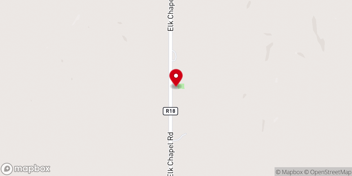 Map showing location of Bloomington Church
