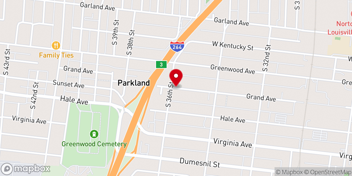 Map showing location of Body of Christ Fellowship