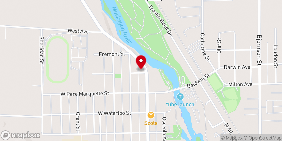 Map showing location of St. Mary St. Paul Ministry