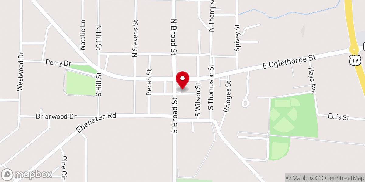 Map showing location of Oasis church Of Christ